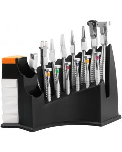 Eyeglass Repair Tools 14 pcs Set Spectacles Pliers Screwdriver with Plastic Holder