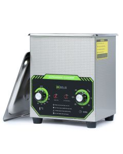 2L U.S. Solid 40 KHz Stainless Steel Ultrasonic Cleaner with Rotary Control