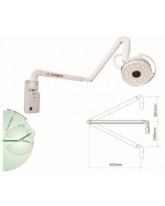 36 W LED Medical Exam Lamp Wall Light Hanging Shadowless Lamp